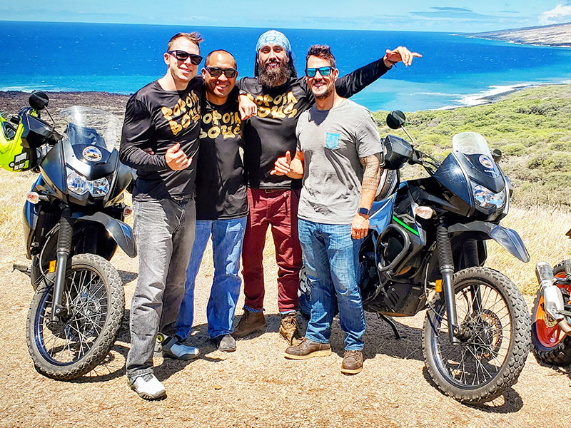 Bonding with the boys on Maui!