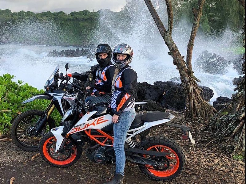 Date night on a Harley!